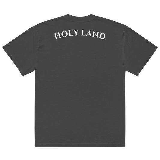 Holy Land Map Oversized Faded T-Shirt By Halal Cultures