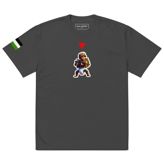 Diaper Forces Oversized faded T-shirt By Halal Cultures
