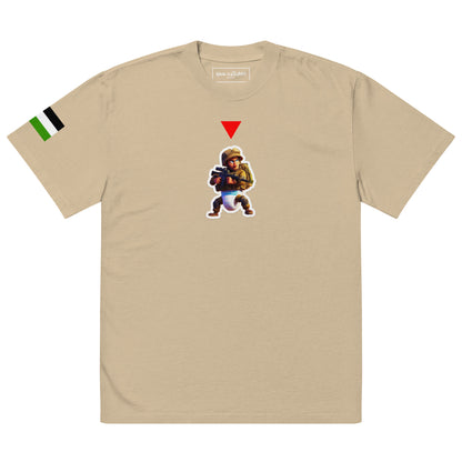 Diaper Forces Oversized faded T-shirt By Halal Cultures