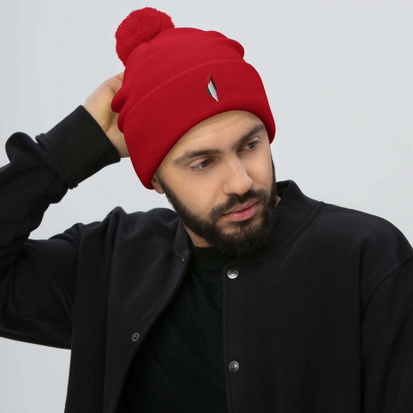Palestinian Map Pom-Pom Beanie By Halal Cultures