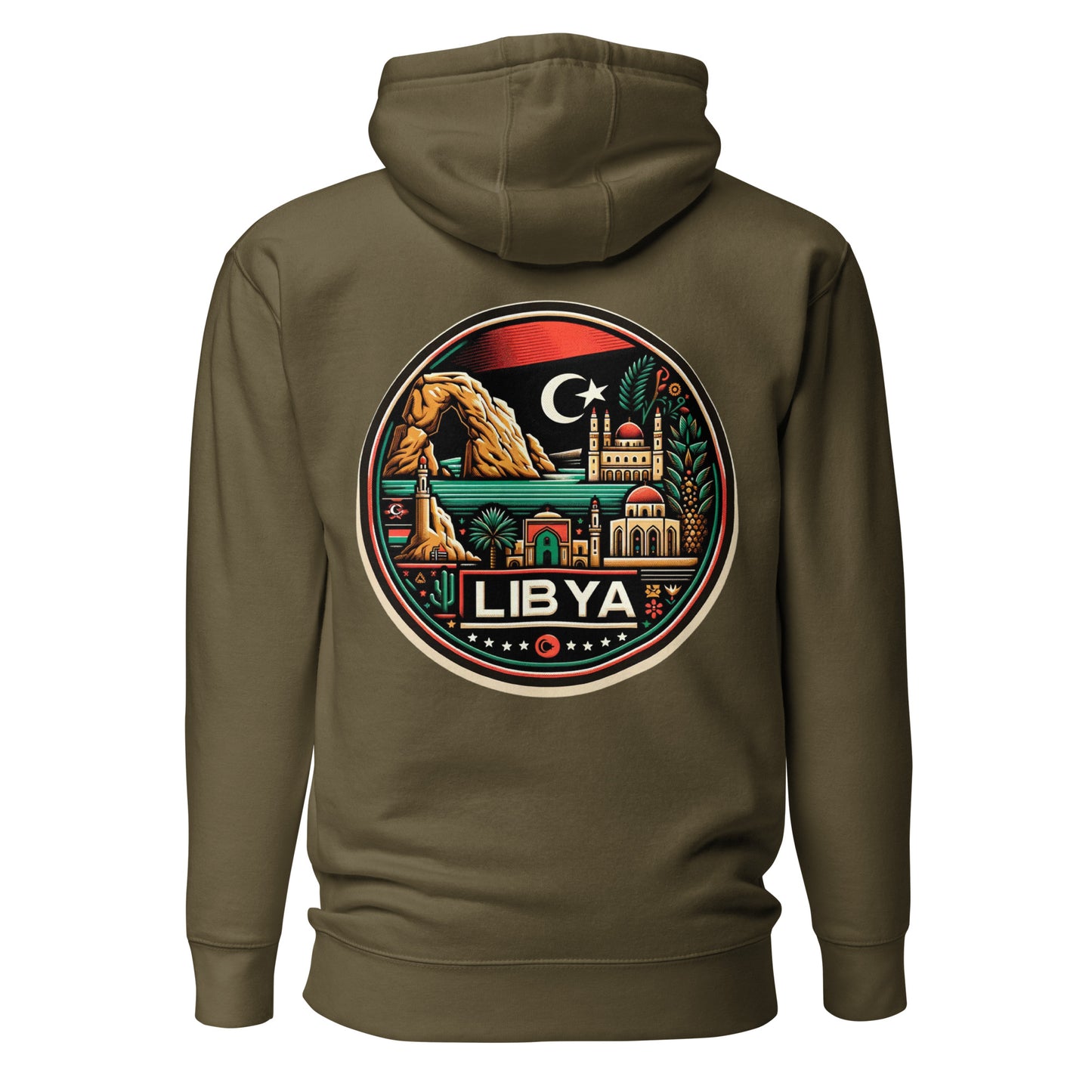 Libyan Rep 001 Hoodie By Halal Cultures